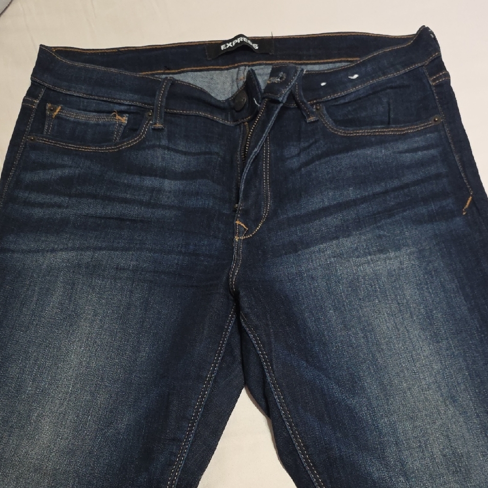 Express Men’s Indigo Slim Straight Jeans